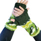 Fingerless Gloves Birds Multicolor