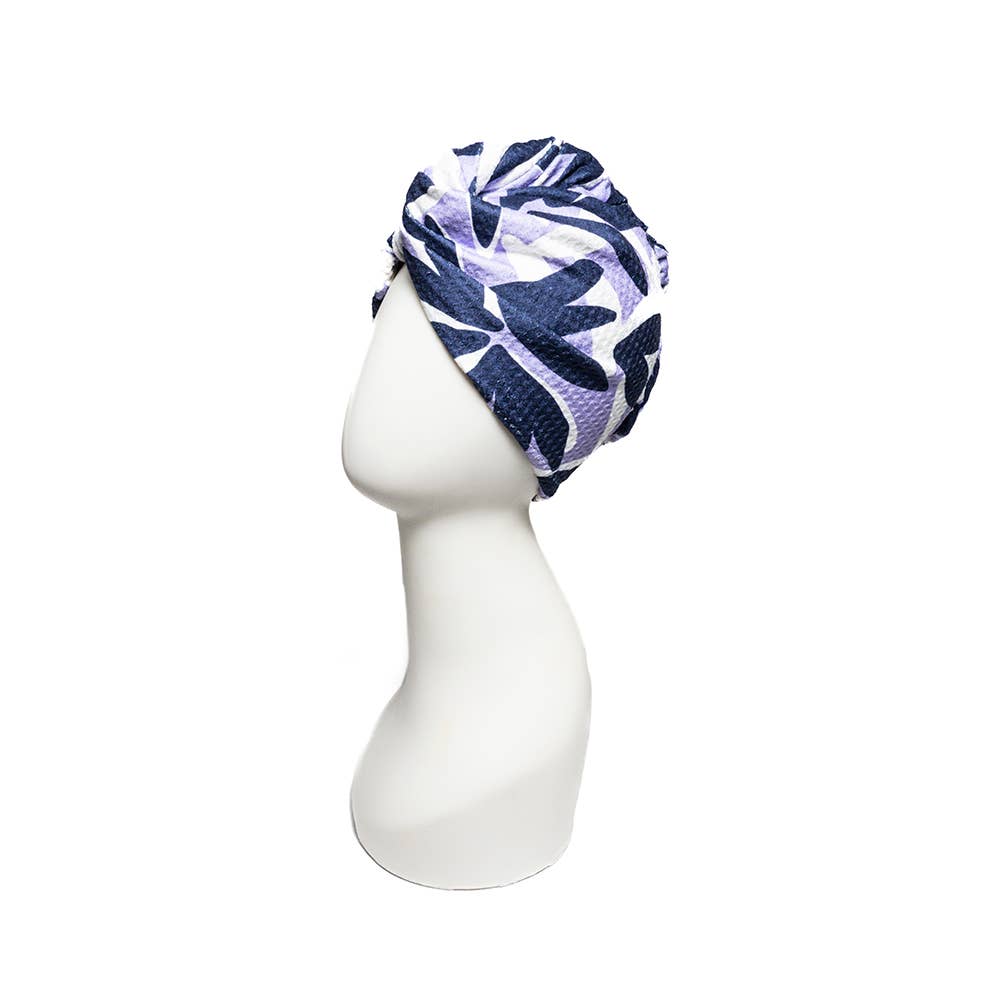 Hair Towel Wrap - Japonica in Lilac