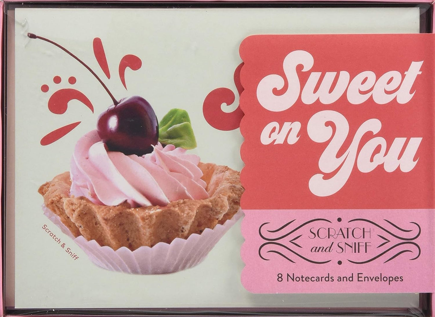 Sweet on You Scratch & Sniff 8 Notecards and Envelopes