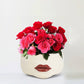 Low Red Lip Planter