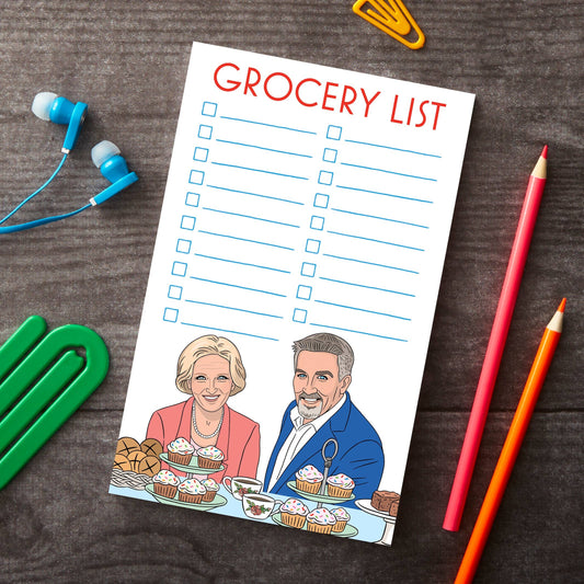 Notepad: Star Baker Grocery List