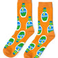 Yellow Owl Fun Socks