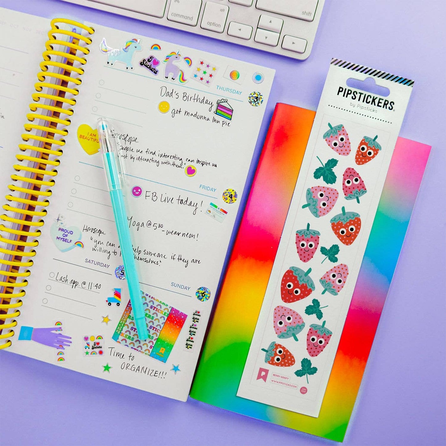 Googly Eyed Berry Stickers