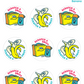 Banana & Lunch Box Scratch & Sniff Stickers