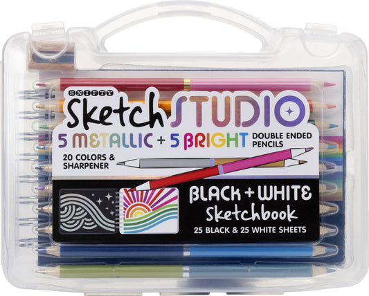 Sketch Studio Black & White Travel Set