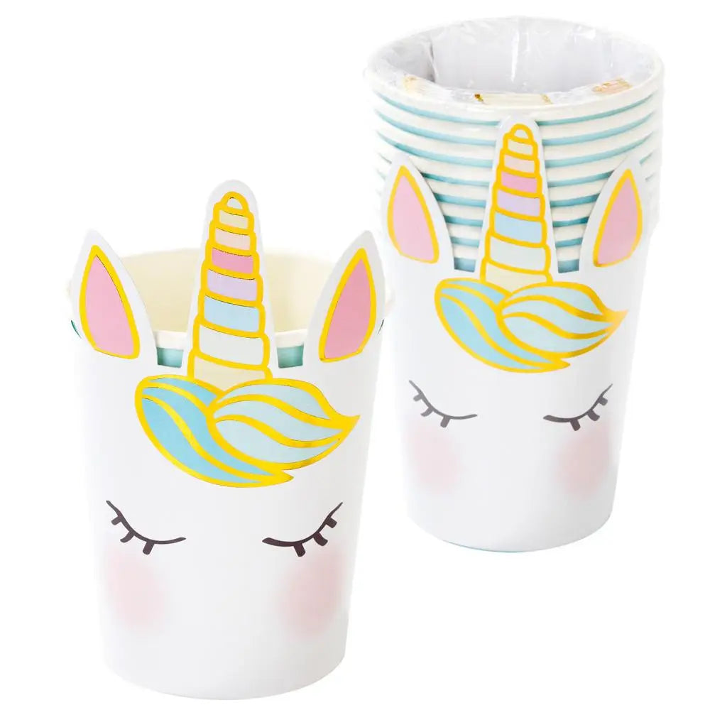 Unicorn Party Cups (8 Pack)