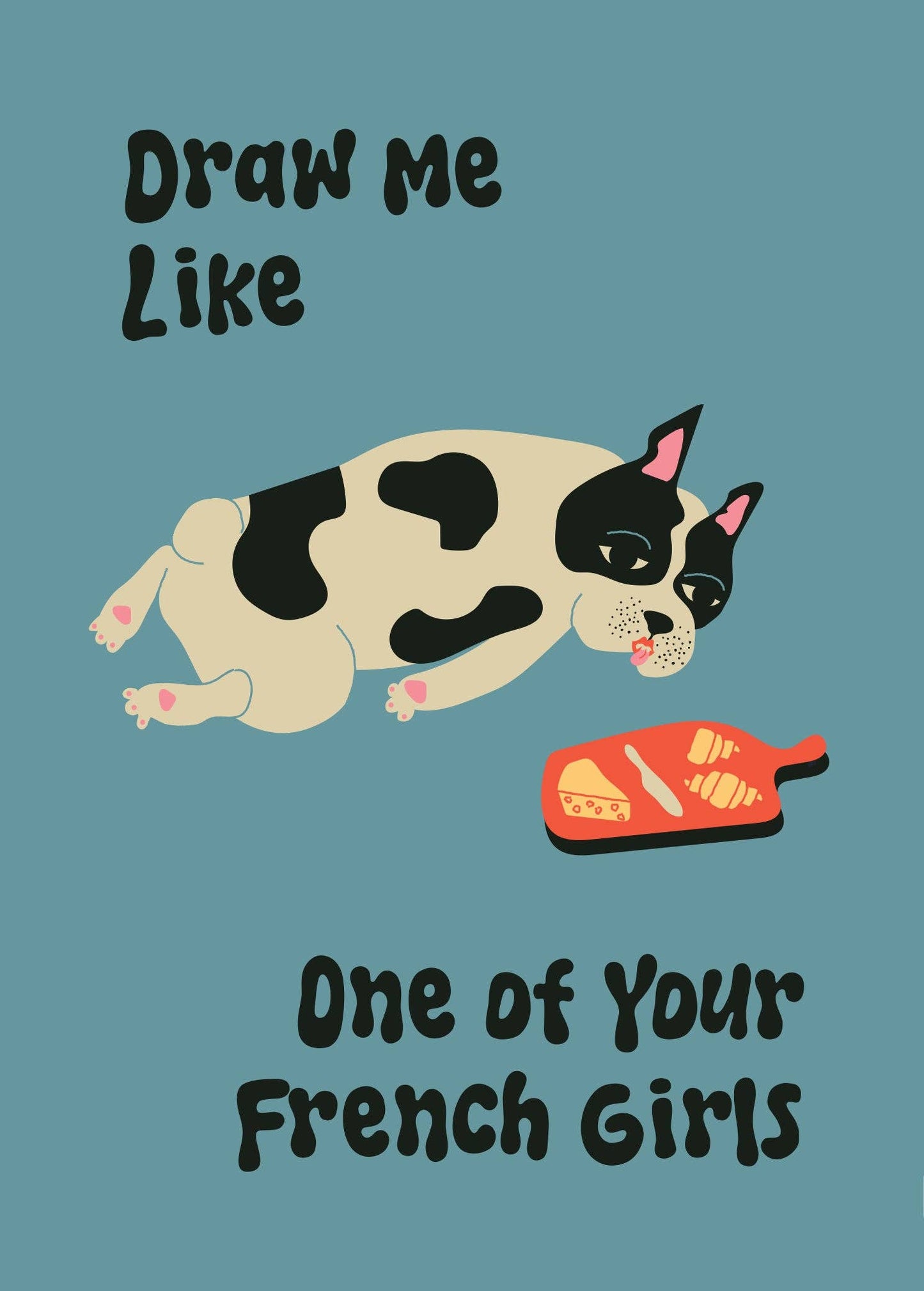 Draw Me Like One of Your French Girls Card
