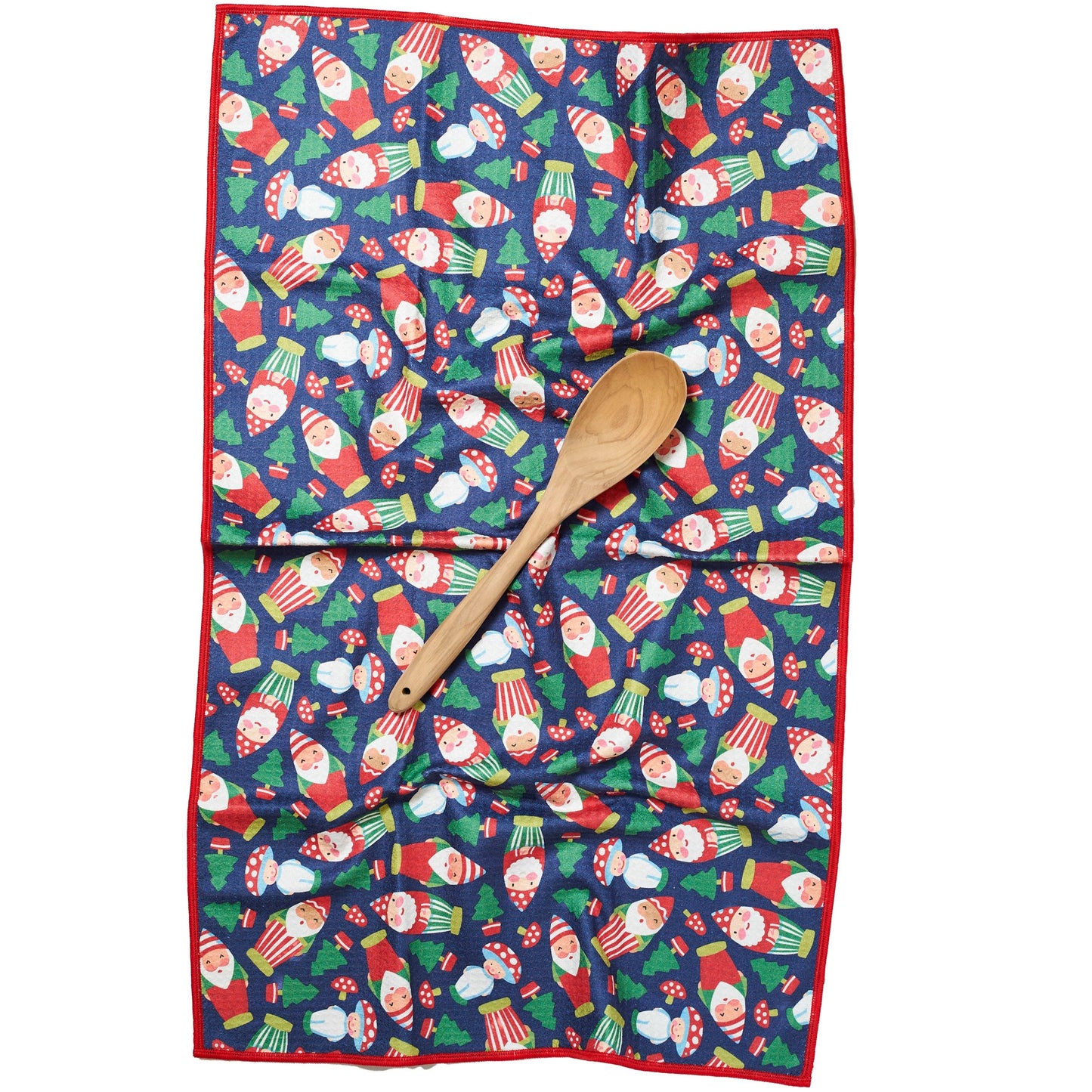 Santa Gnome Anywhere Towel Reversible