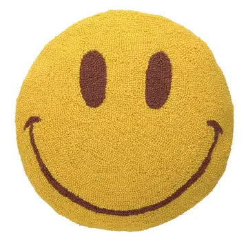 Smiley Face Hook Pillow