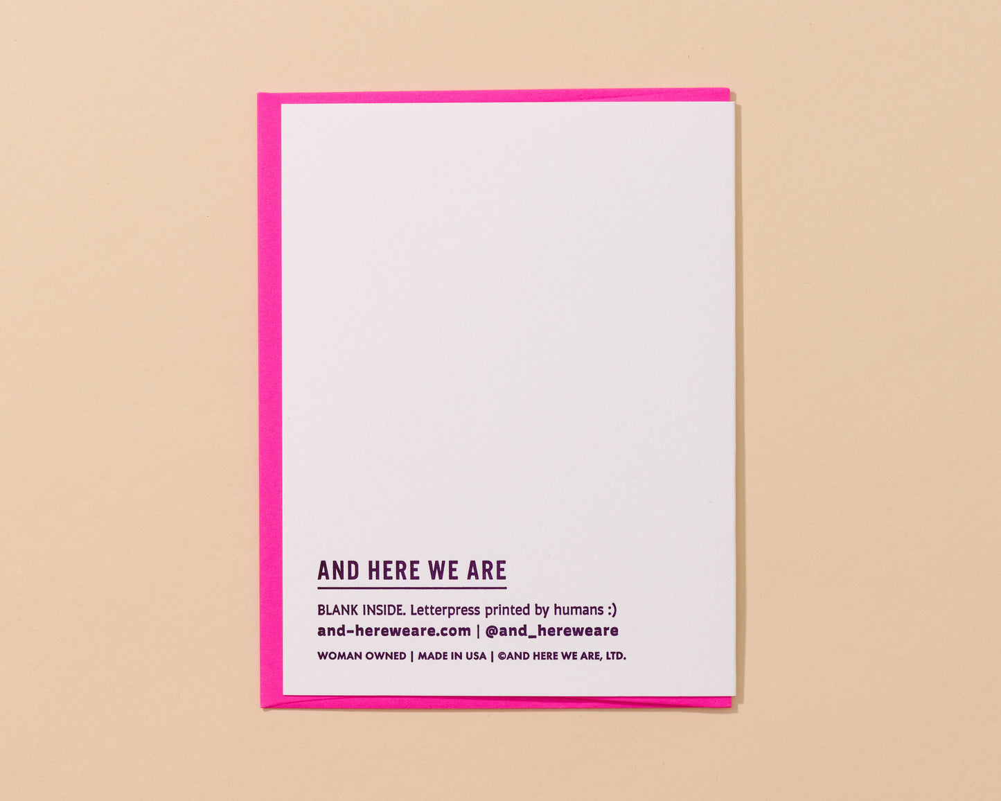 Birthday Queen Letterpress Card