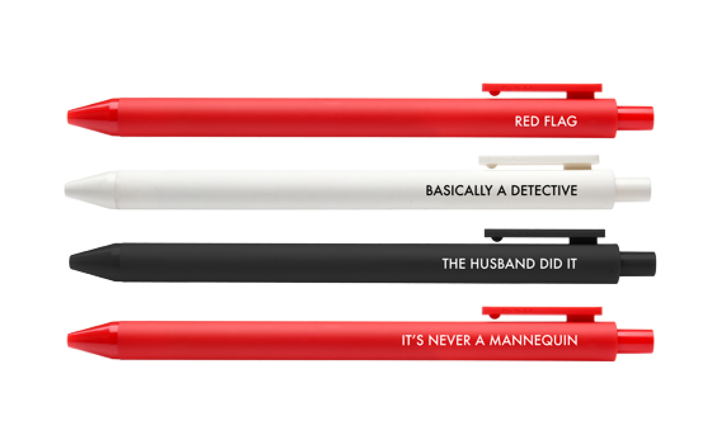 True Crime Gel Pen Set