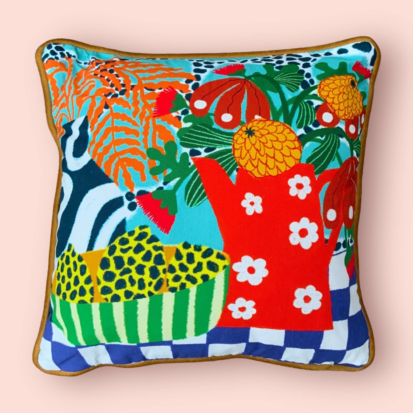 Flower Market Pillow Cover