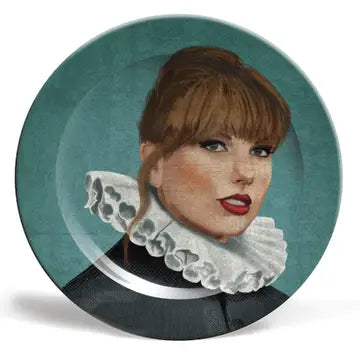 10" Plate 'renaissance Portrait of Taylor'