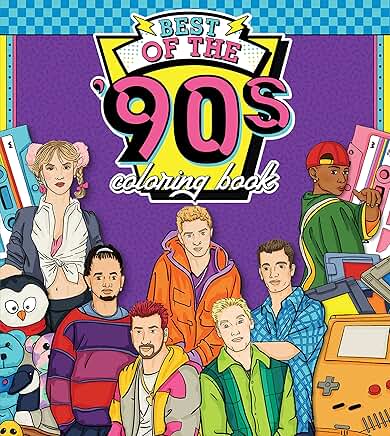 Best of the 90s Coloring Book