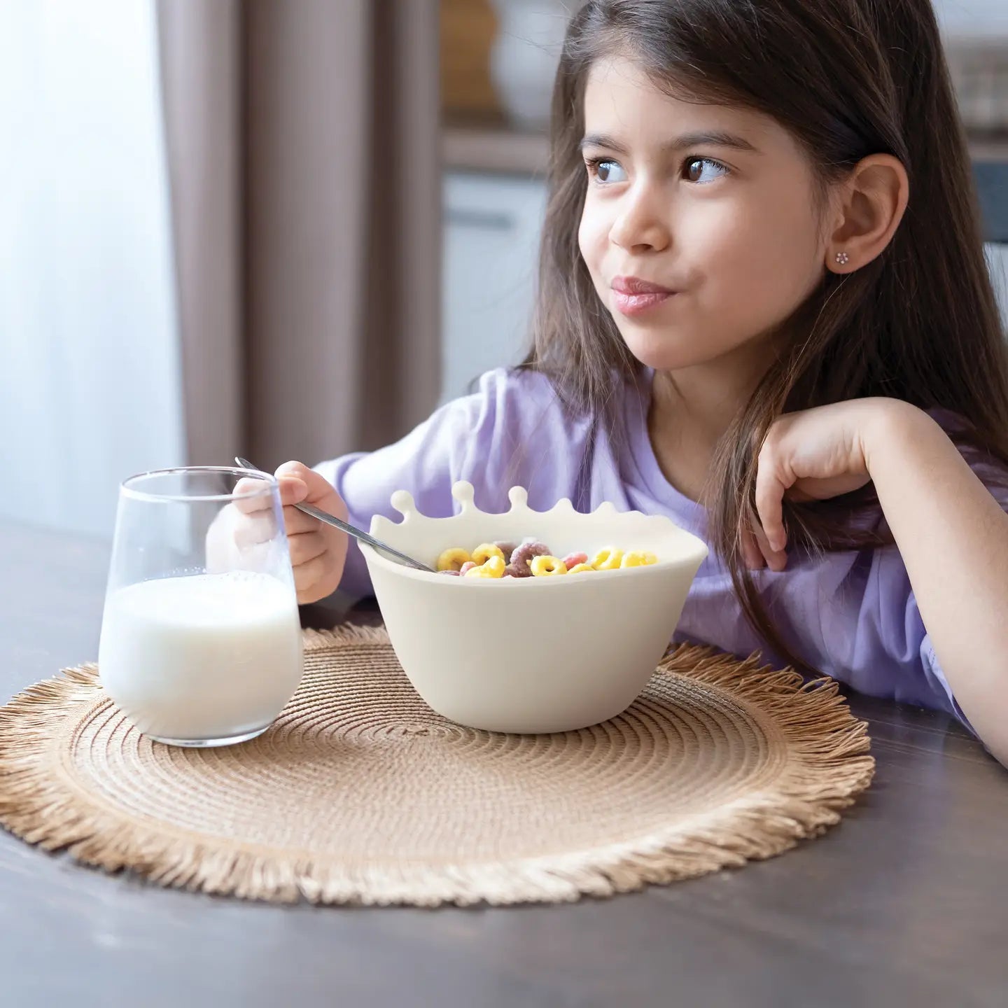 Spilt Milk - Silicone Cereal Bowl