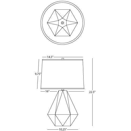 Delta Table Lamp