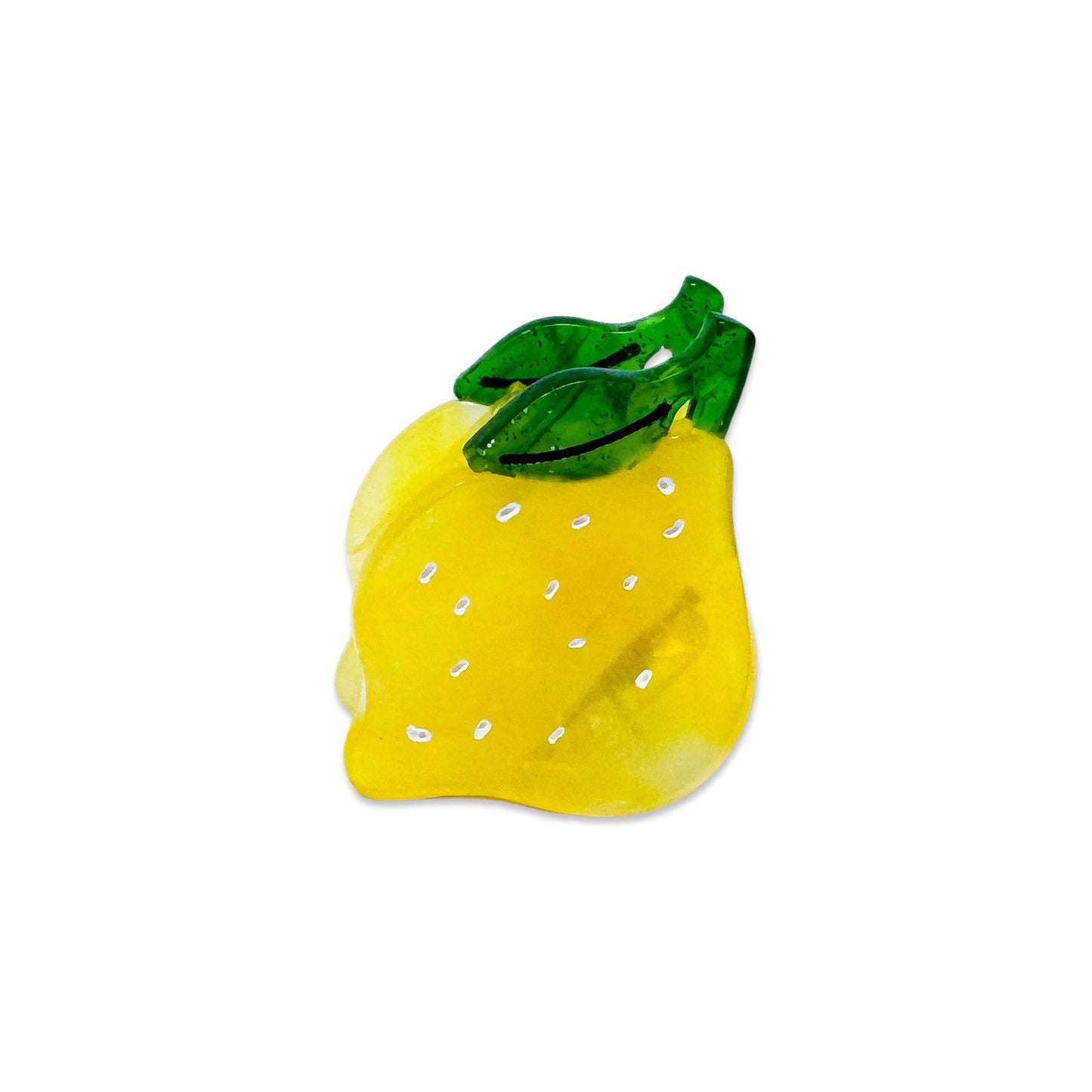 Mini Lemon Hair Claw Clip