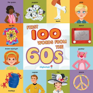 First 100 Words from the 60s Board Book