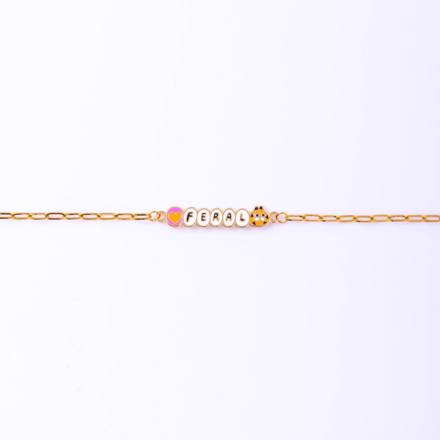 Feral Bracelet - 18k Gold Gilt Enamel Jewelry