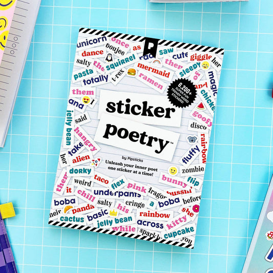 Sticker Poetry Book: Trendy