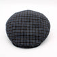 The Navy and Black Plaid Wool Cap by Hologramme Paris