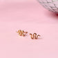 Tiny Snake Stud Earrings