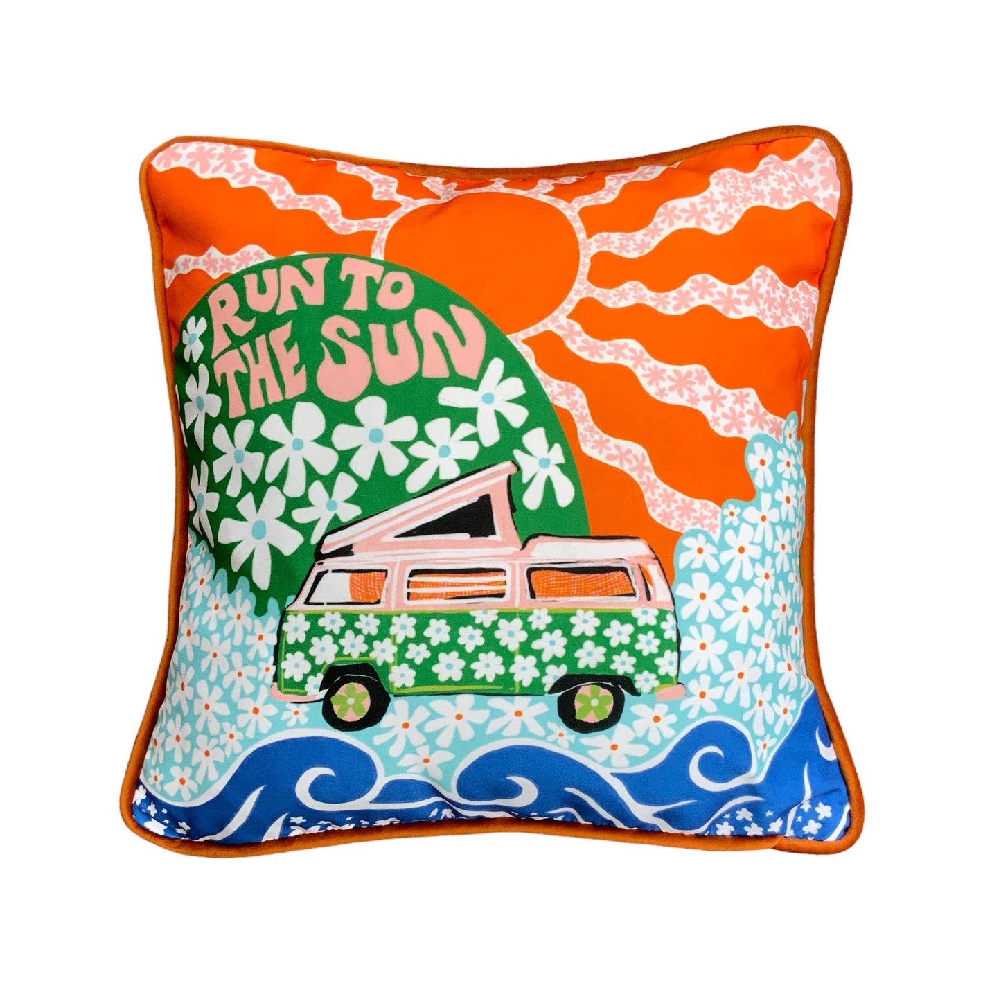 Run To The Sun Pillow Cover