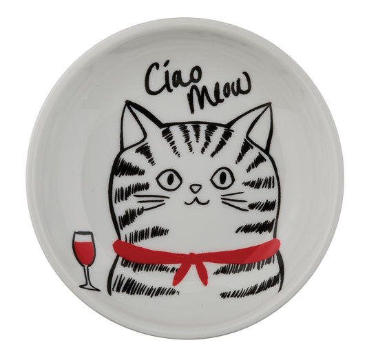 Italian Cat Dish Meow