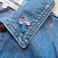 Cosmic Mushroom Enamel Pin