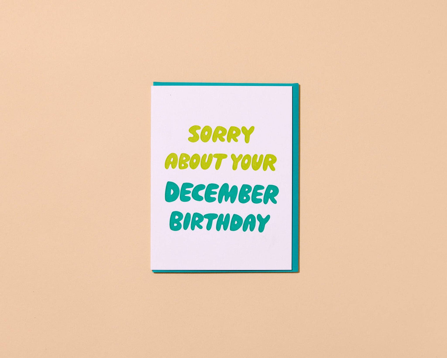 December Birthday Greeting Card