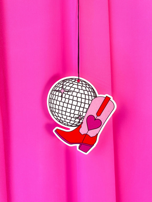 Disco Cowgirl Air Freshener