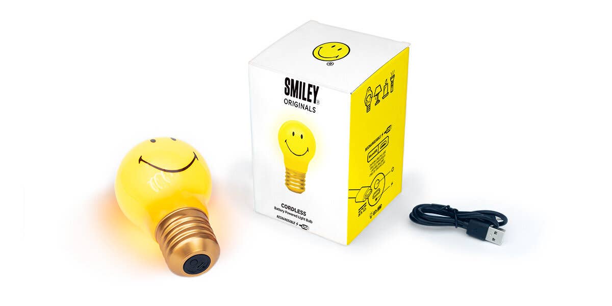 Cordless Smiley® Lightbulb