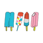 Popsicles Tattoo Pair
