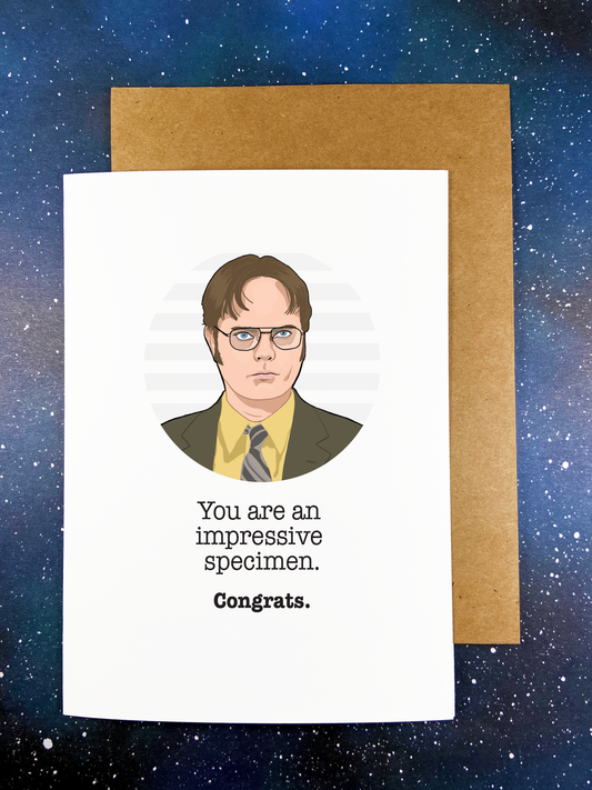 Congrats Greeting Card - Dwight Shrute - The Office