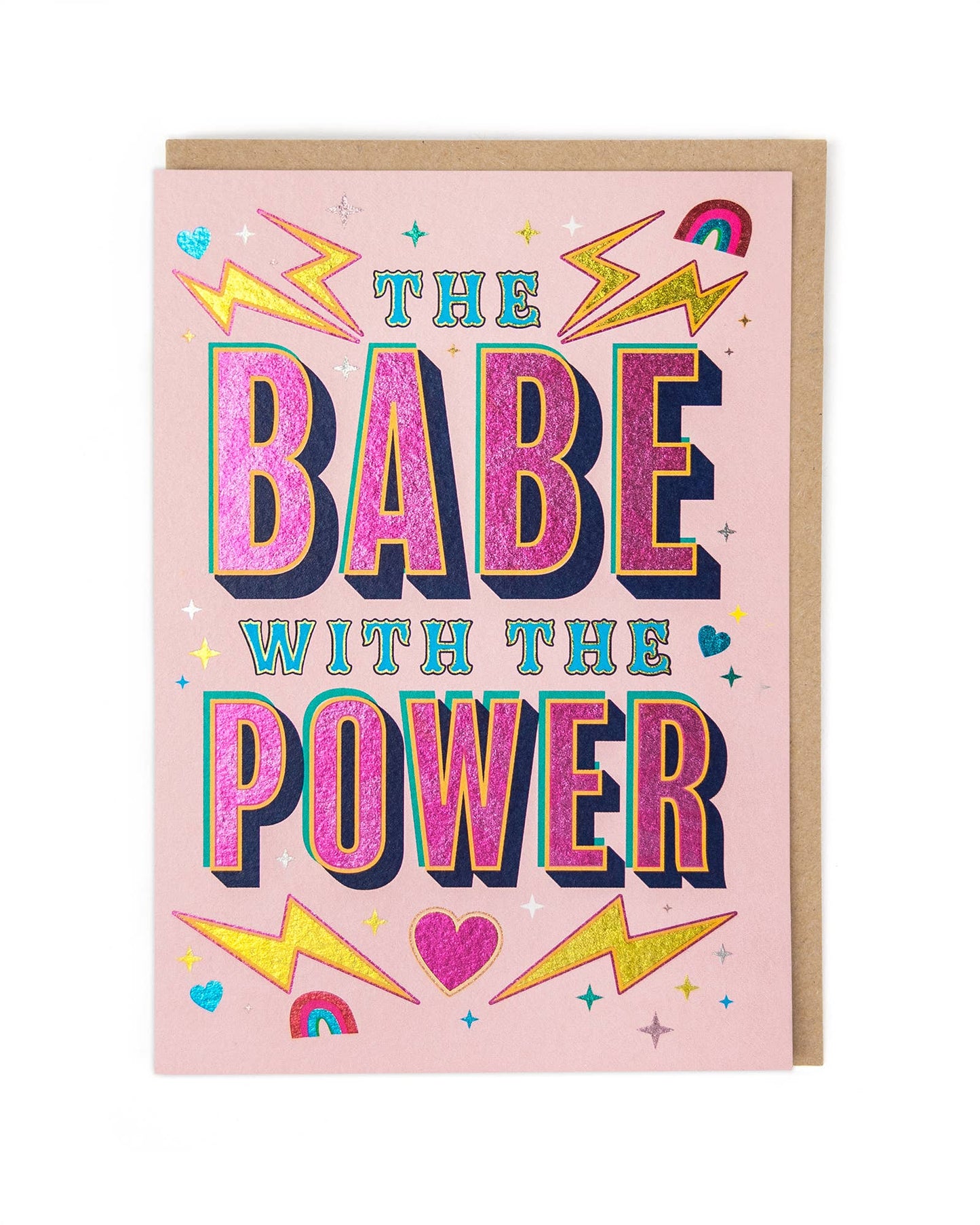 Babe With Power Friendship Card