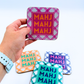 Vibrant Mahjong Coasters Set of 4