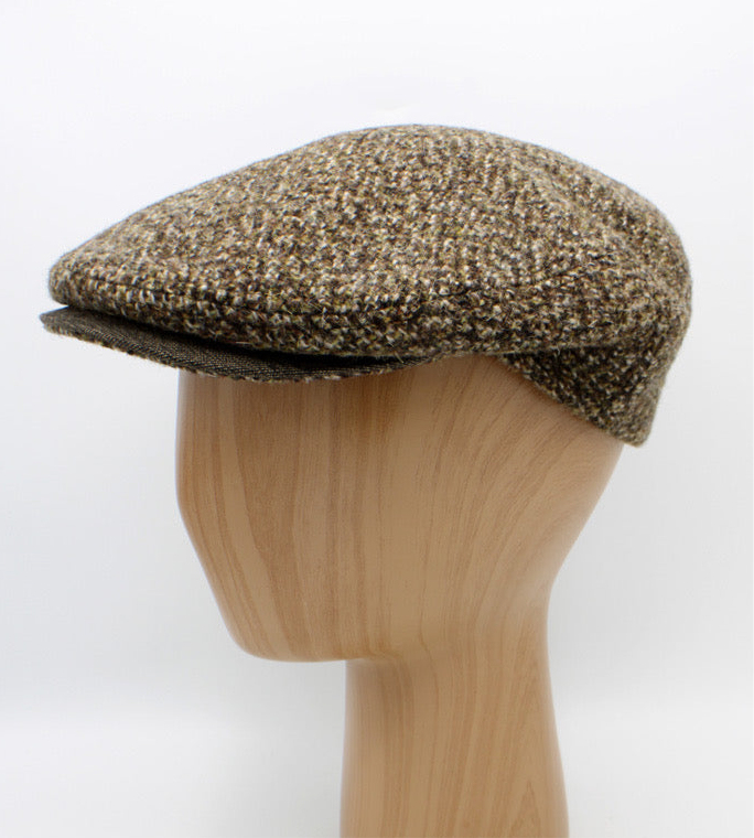 The "Toasted Tweed" - Flat Cap by Hologramme Paris