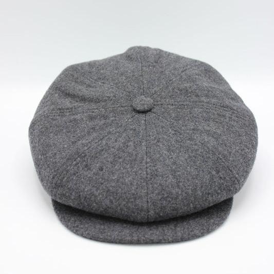 The "Birmingham" - Gray Newsboy Cap by Hologramme Paris - HOLIDAY SPECIAL