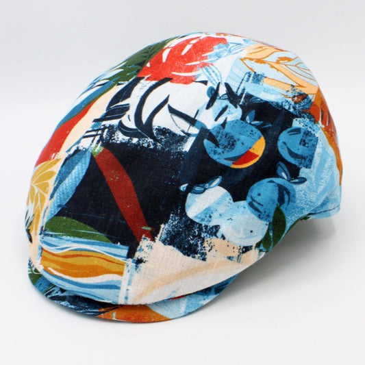 The "Buffett" Summer Italian Linen Cap by Hologramme Paris