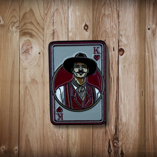 The Huckleberry Enamel Cap Pin by Hales Speed Shop x FunkyBrims