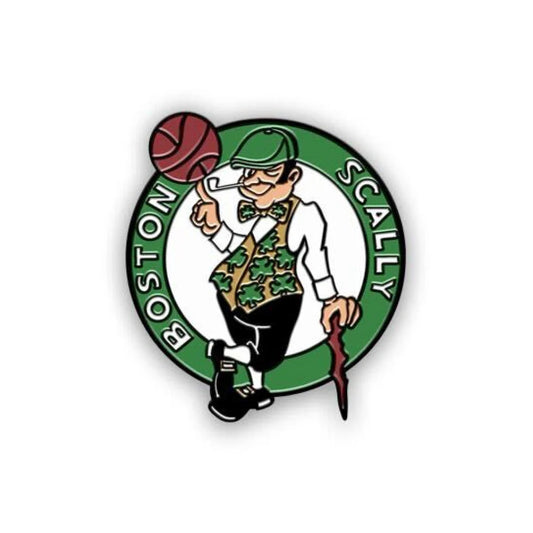 The Celtic Basketball Cap Pin by Boston Scally Co.