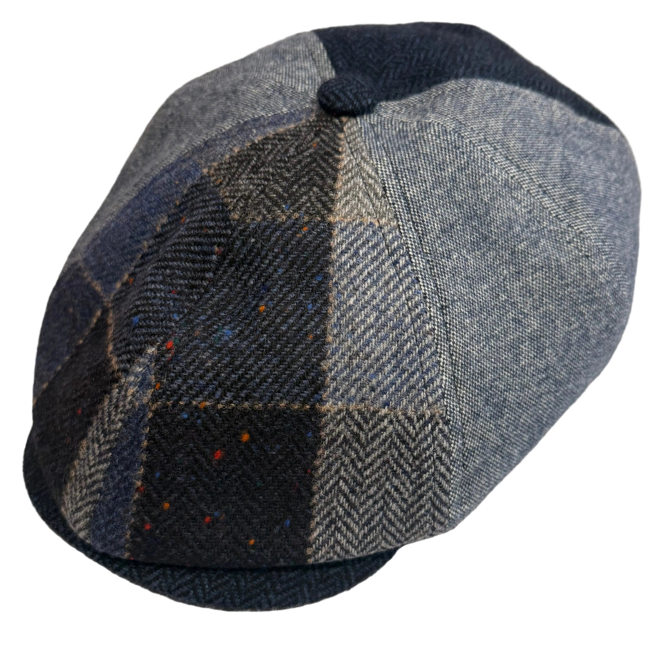 The Chelsea Patch Newsboy by FunkyBrims.  Blue plaids, tweeds, and herringbone cap.