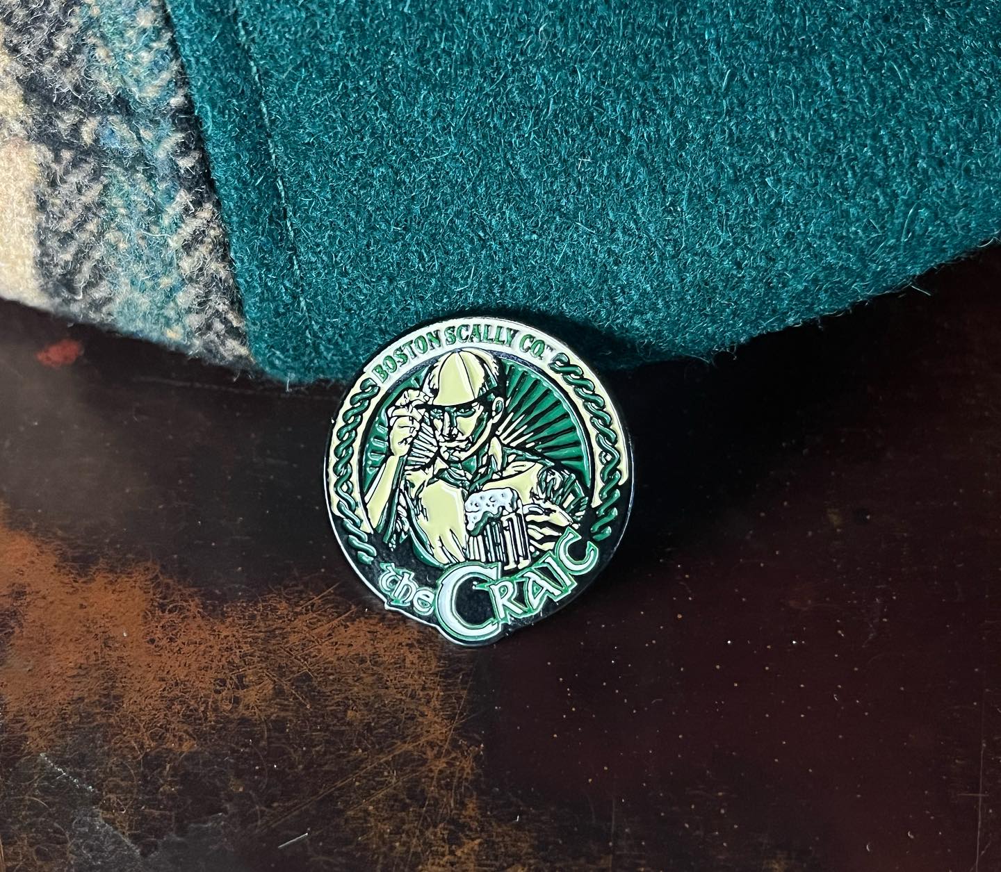 The Craic Cap Pin by Boston Scally Co.