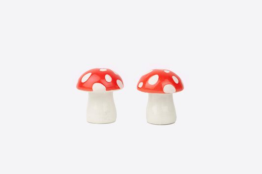 Amanita Red Mushroom Salt & Pepper Shakers