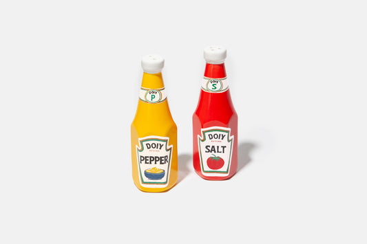 Ketchup & Mustard Salt and Pepper Shakers