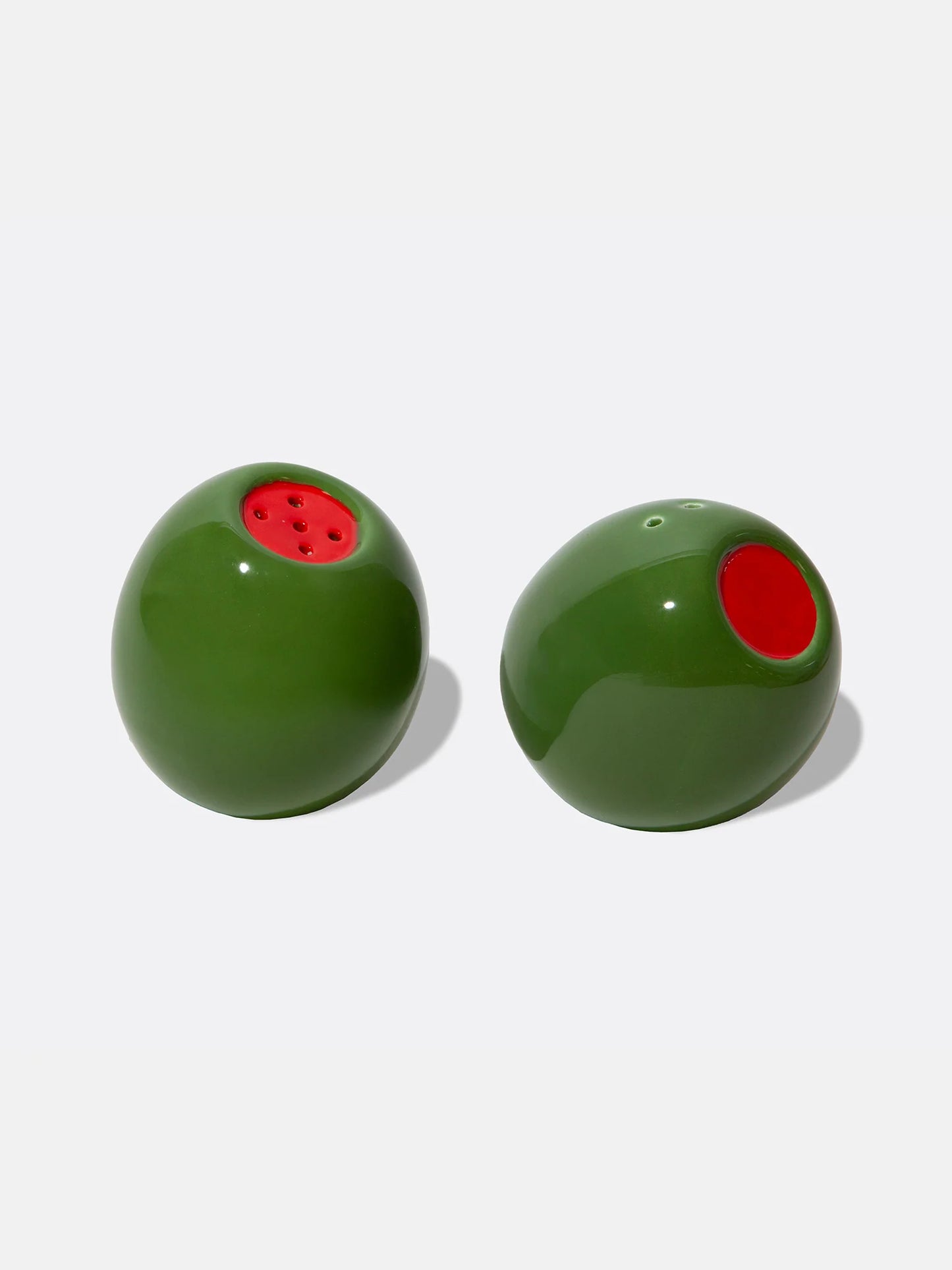 Olive Salt & Pepper Shakers