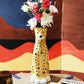 Vintage Style Cheetah Vase