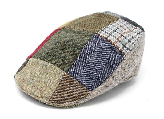 The Tweed Touring Patchwork in all Colors by Hanna Hats of Donegal