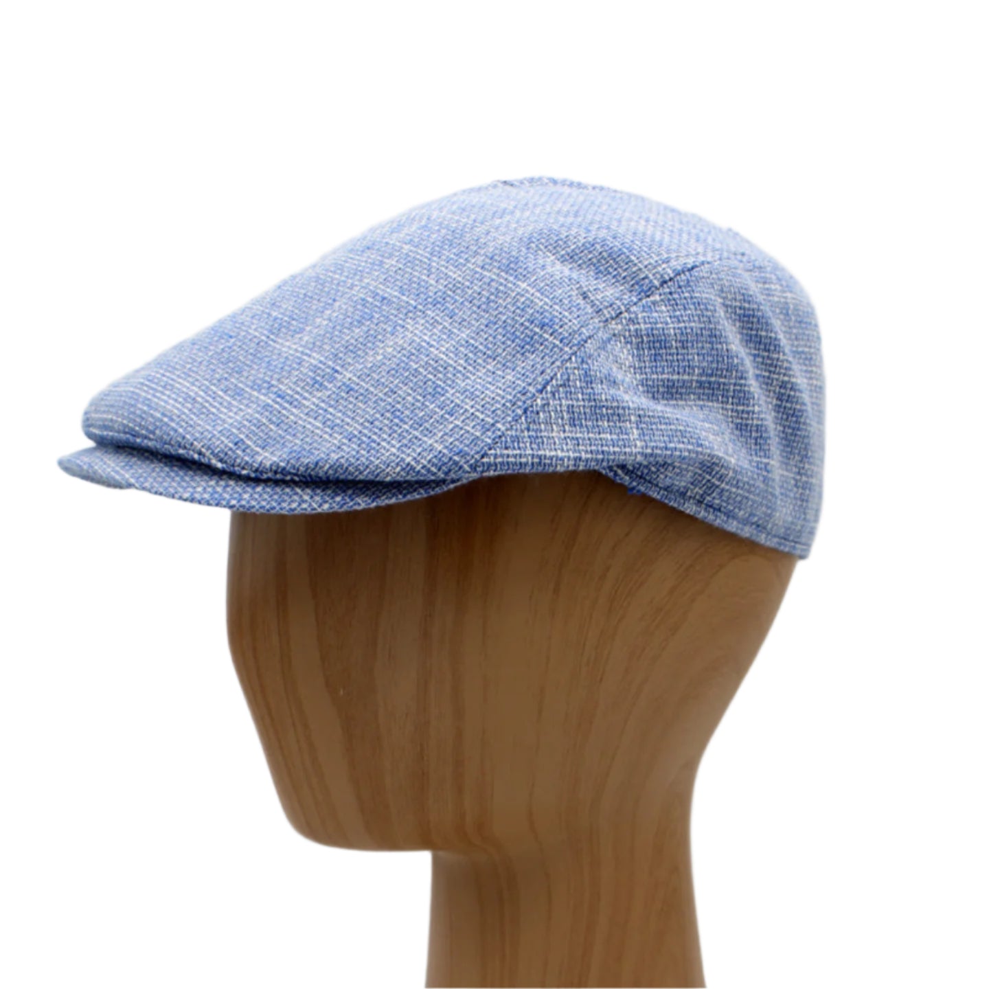 The "Skyway" - Sky Blue Flat Cap by Hologramme Paris
