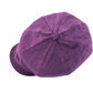 Royal Crown Edition Needlecord "Brooklyn" Newsboy - Purple by Laird Hatters